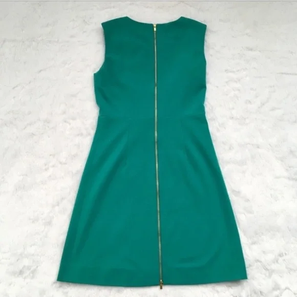 Like New Diane Von Furstenberg Turquoise Carpreena Mini Dress, size 2 - Picture 4 of 8